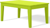Costaelm Adirondack Outdoor Coffee Table, HDPE Drink Table Weather Resistant - Photo 7