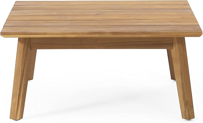 Burchett Outdoor Coffee Table - Acacia Wood - Teak