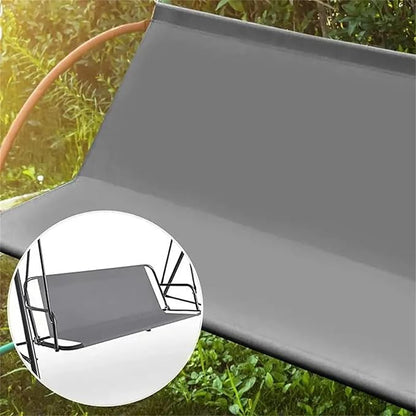 Patio Porch Swing Seat Cover, 2/3 Seater Bench Swing Cushion Replacement Covers, 900D Thicken Oxford Waterproof Fabric Swings Seat Cover Outdoor Garden Swings Chair(Gray-33.5x18.9x18.9inch)
