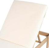 Christopher Knight Home Duska Acacia Wood Chaise Lounge Chair Outdoor, Patio Outdoor Chaise Lounge with Cushions - Photo 9