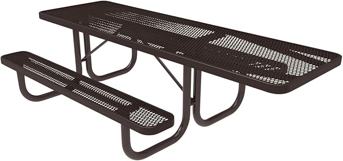 COATEDOUTDOORFURNITURE Heavy-Duty Portable ADA-Compliant Outdoor Picnic Table - Photo 1