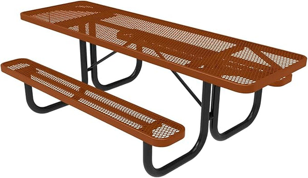 COATEDOUTDOORFURNITURE Heavy-Duty Portable ADA-Compliant Outdoor Picnic Table - Photo 1