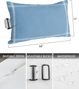 T&H XHome Outdoor Pillow for Chaise Lounge Chair - Photo 3