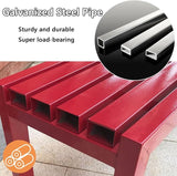 Porch Bench for Outdoor Metal Garden Benches 39in 47in 59in Patio Bench Seating 2-4 Seat for Indoor/Outdoor Entryway - Photo 3