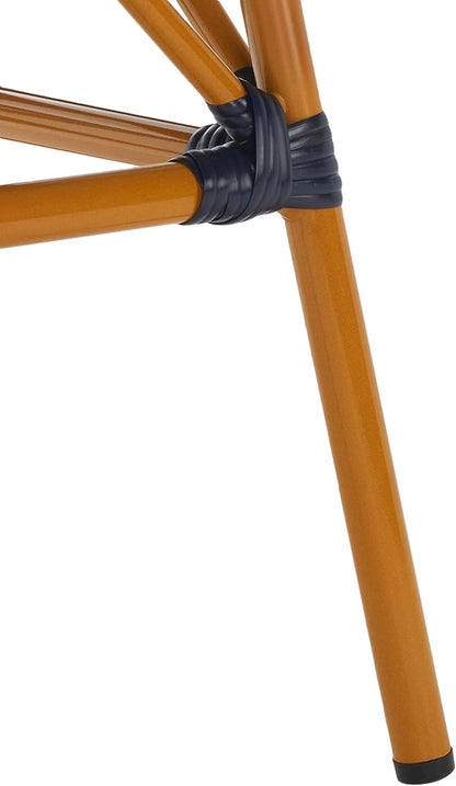 SAFAVIEH Outdoor Collection California Navy Bistro Table (Fully Assembled)