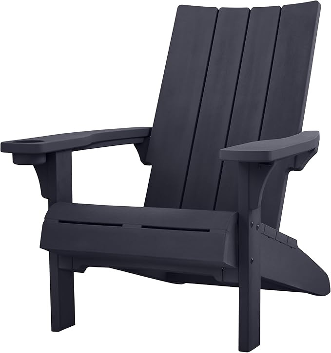 Keter Modern Adirondack Chair - Midnight