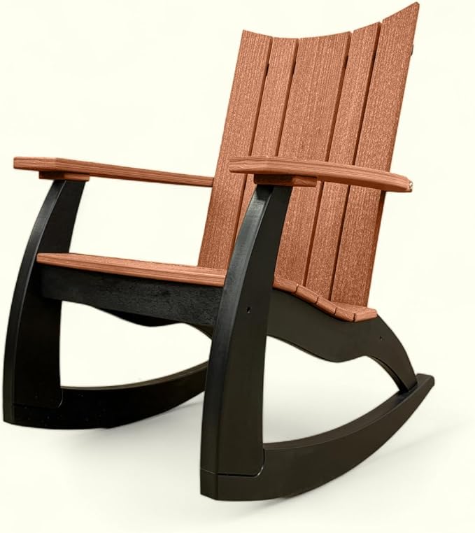 Generic The Richland Rocker (Coastal/Black), Cedar/Black