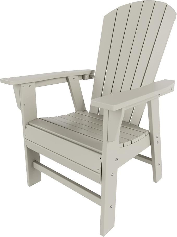 WO WESTIN OUTDOOR HDPE Altura Adirondack Dining Chair,Sand