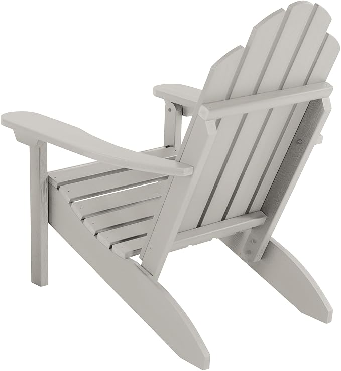 Highwood Classic Westport Adirondack Chairs, 2-Piece Set, Harbor Gray
