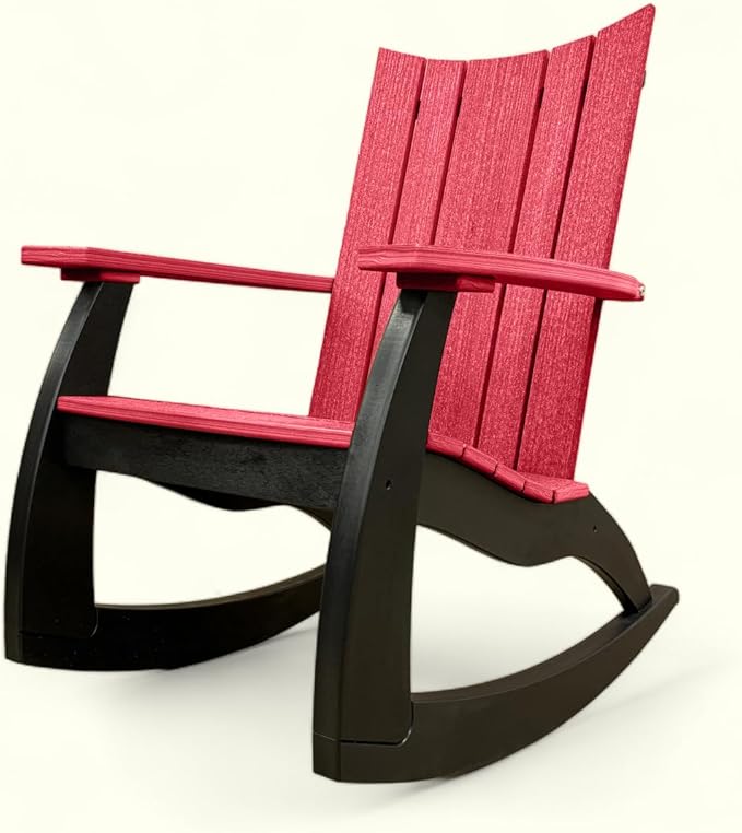 Generic The Richland Rocker (Coastal/White), Red/Black