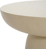 Christopher Knight Home Patsy Modern Lightweight Concrete Coffee Table, Indoor and Outdoor Round Top Accent Table - Photo 7
