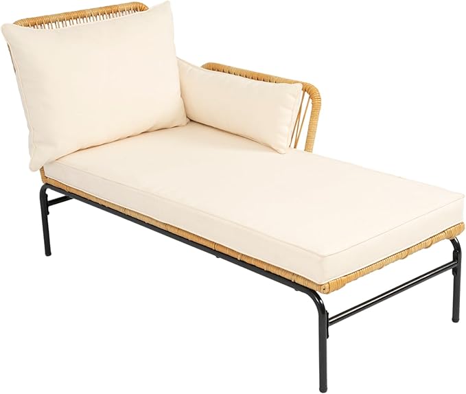 Quarte 3 Pieces Outdoor Patio Wicker Furniture Sets - Photo 7