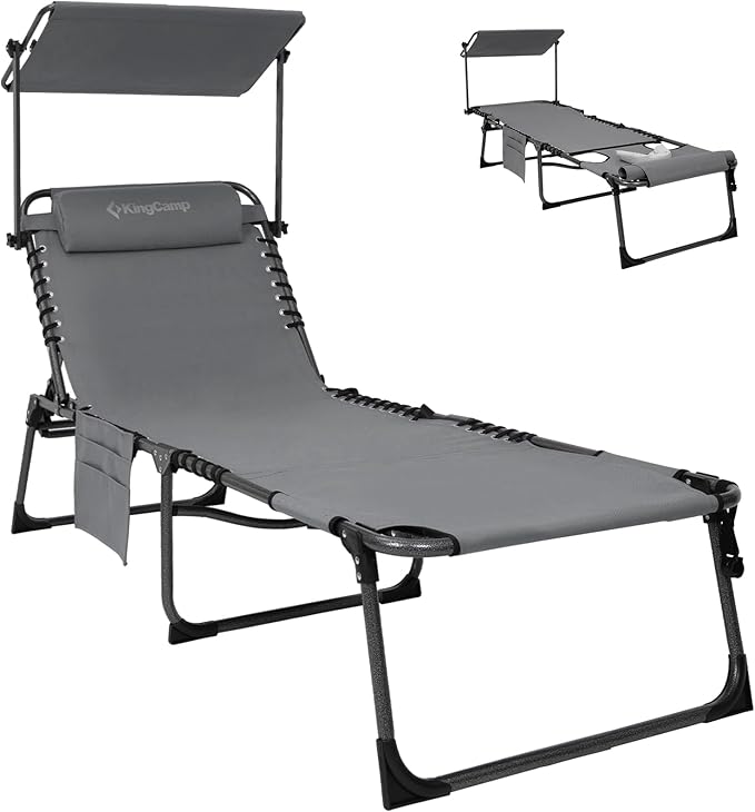KingCamp Tanning Chair with Face Hole - Photo 1