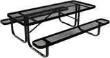 COATEDOUTDOORFURNITURE Heavy-Duty Portable Outdoor Kids Table, Expanded Metal Kids Picnic Table - Photo 1