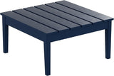 WestinTrends Ashore Outdoor Coffee Table, 32 Inch All Weather Poly Lumber Adirondack Patio Coffee Table Square Low Table - Photo 1