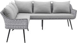 Modway EEI-4658-GRY-GRY Endeavor Patio Sofa, Gray Gray - Photo 4