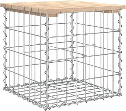 Garden Bench Natural Wood and Silver Solid Pine Wood Galvanized Steel Rustic Farmhouse Style Outdoor Seating for Patio Garden Balcony