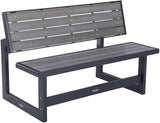 LIFETIME 60253 Outdoor Convertible Bench, 55 Inch, Harbor Gray - Photo 1