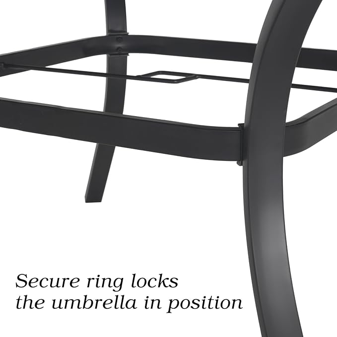 Outdoor Patio Round Dining Table - Photo 4