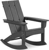 Costaelm Outdoor Adirondack Chair, All Weather Resistant Lawn Chairs Balcony Chair and Fire Pit Chairs - Photo 1