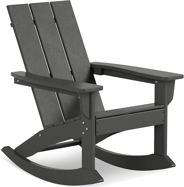 Costaelm Outdoor Adirondack Chair, All Weather Resistant Lawn Chairs Balcony Chair and Fire Pit Chairs - Photo 1