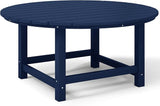Costaelm Patio Conversation Table, Tatio Accent HDPE Outdoor Weather Resistant - Photo 8