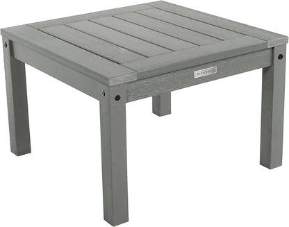 highwood AD-KITRKCH1-CGE Lehigh 2 Rocking Chairs with Adirondack Side Table, Coastal Teak