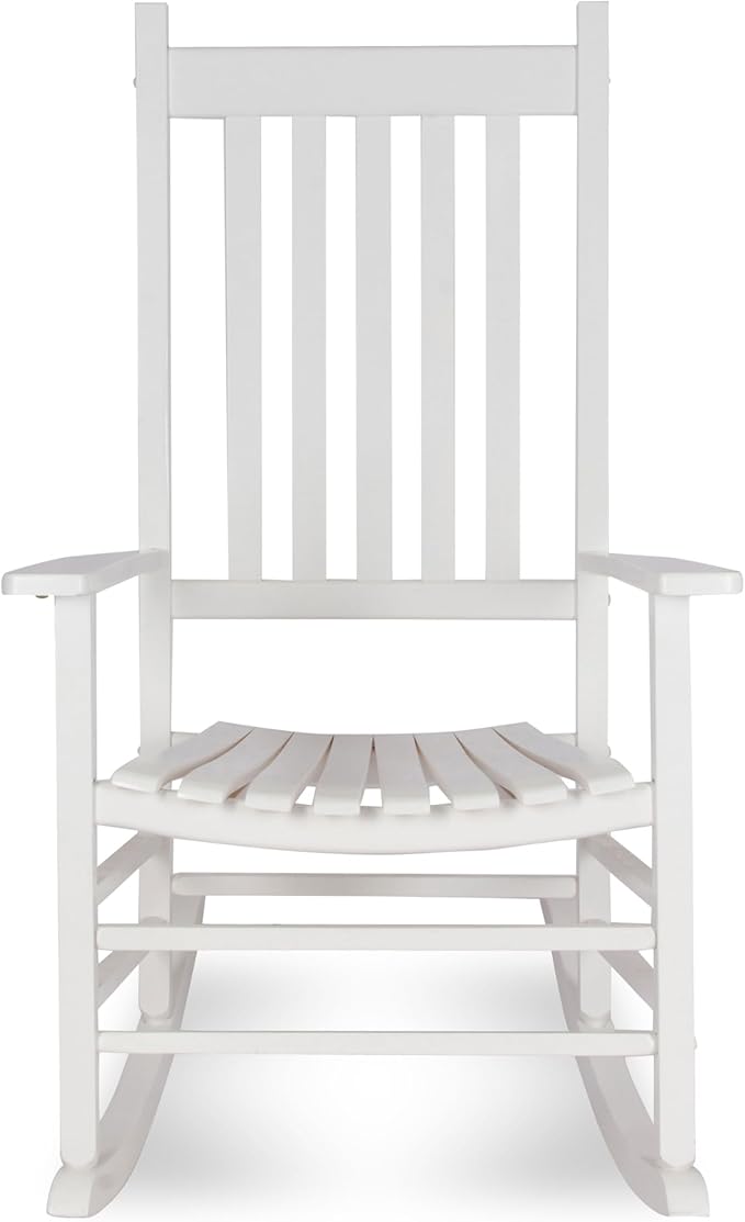 Shine Company Vermont Porch Rockers – White (Set of 2)