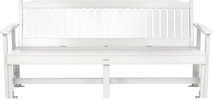 Sequoia Professional CM-BENSQ62-WHE Commercial Grade Exeter 6 Foot Garden Bench, White