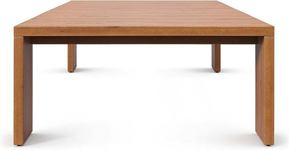 Modway Tahoe Acacia Wood Rectangular Outdoor Patio Coffee Table in Natural - Ideal as Garden Coffee Table or Porch Table