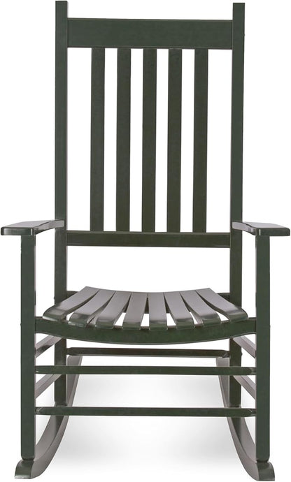 Shine Company Vermont Porch Rockers – Dark Green (Set of 2)