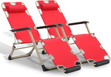 Athena Collection Zero Gravity Outdoor Lounge Chair Set of 2 - Photo 1