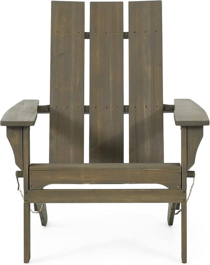 Christopher Knight Home 317311 Zuma Adirondack Chair, Gray