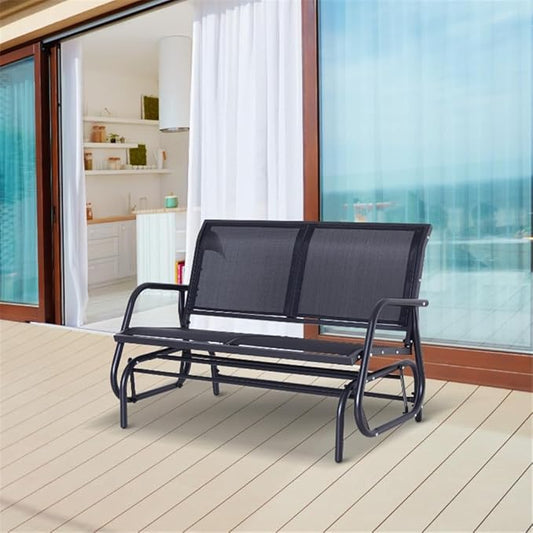 2-Person Outdoor Garden Park Bench, Patio Loveseat Chair, Loveseat Bench for Backyard, Poolside, Front Porch,Outdoor Bench Seat - Patio Garden Bench, Outside Chair with Seat,47.25"L x 27.5"W x 33.5"H
