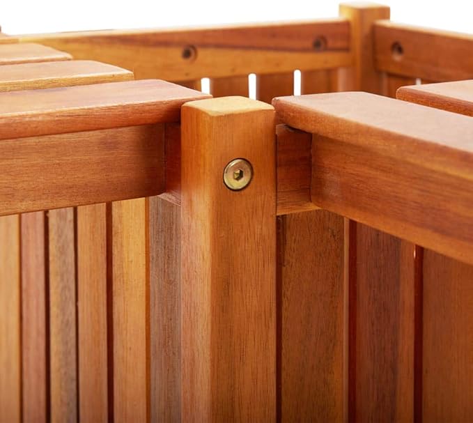 (Fast Delivery) Garden Bench, Outdoor Furniture, Solid Wood, for Porch, Pool, Garden, Lawn, Balcony, Backyard - Photo 7