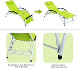 Sundale Outdoor Adjustable Patio Chaise Lounge Set of 4, 6 Position Lounge Chair - Photo 6