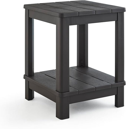 Keter Deluxe Adirondack Side Table - Brown