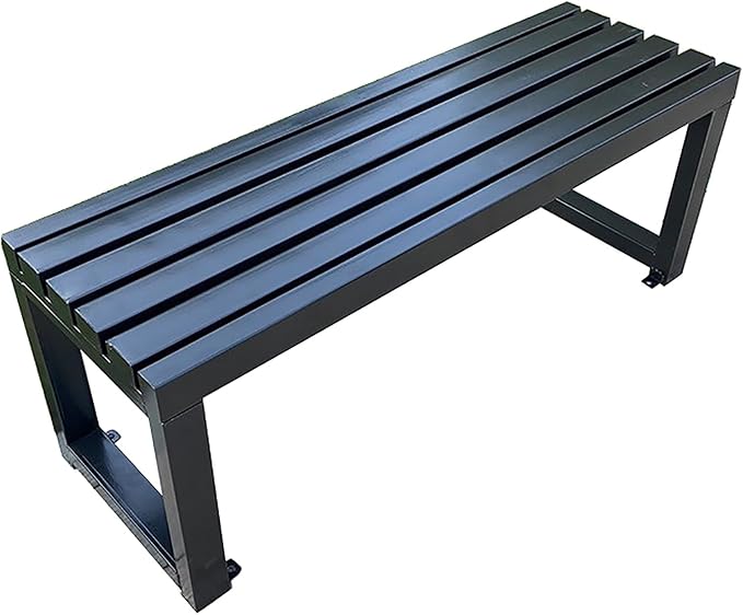 Metal Garden Benches, Garden Benches for Outdoors, Park Benches for Outside, Outdoor Bench, Porch Benches Outdoor, Patio Benches for Outdoors (Color : Black, Size : 100CM/39in)