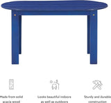 Linon Jayde Outdoor Blue Adirondack Coffee Table - Photo 10