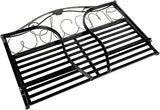 Park Bench Patio Garden Bench Backyard Benches, Metal Garden Bench, European Style Wrought Iron Double Chair Bench - Photo 6