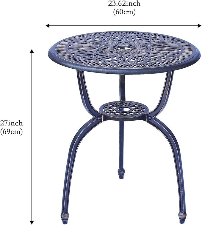 C/G 3 Piece Bistro Set, Outdoor Patio Set - Photo 3