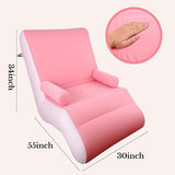 STARBRILLIANT Inflatable Deck Chair with Air Pump, Foldable Lounge Chair for Bedroom and Living Room - Photo 3