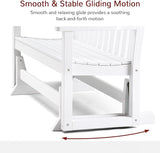 Stoog Outdoor Glider Benches Set of 2, All-Weather Patio Glider with 800 lbs Weight Capacity, Never Fade or Rot - Photo 5