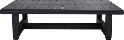 SAFAVIEH Outdoor Couture Collection Montford Black Patio Coffee Table