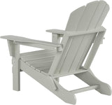 WO Home Furniture Adirondack Chairs Table Set of 3 PCS Outdoor Folding Chairs Coffee Table Weather/UV Resistant for Lawn - Photo 7