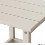 POLYWOOD ECT18SA Long Island 18" Side Table, Sand - Photo 6