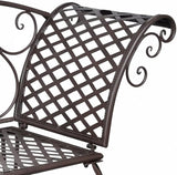Patio Chaise Lounge, Benches for Outside, Metal Chaise Lounge, Yard Bench, Garden Bench, for The Front Porch, Deck - Photo 5