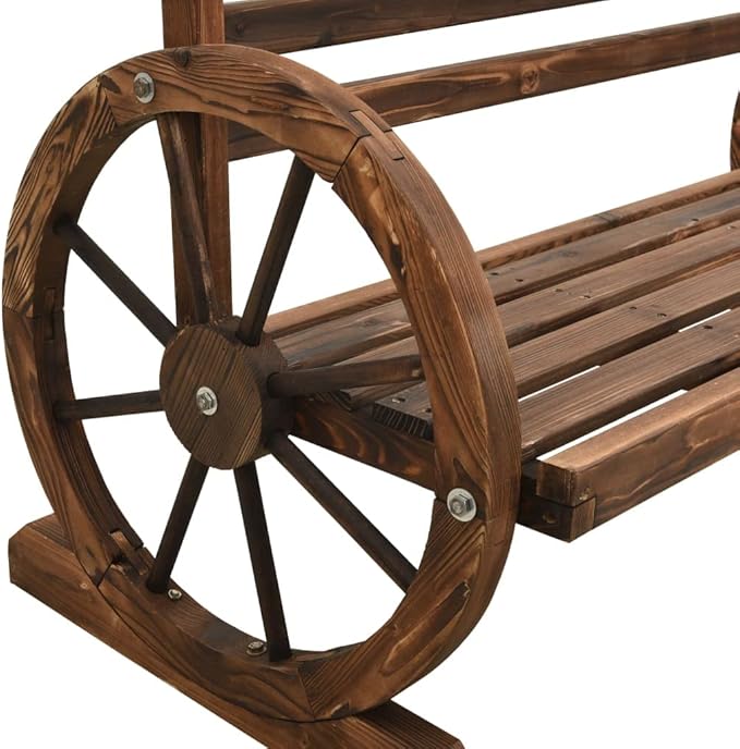 Patio Bench,Benches for Outside,Yard Bench,Porch Bench,Park Benches,for The Front Porch,Deck, Balcony,Backyard,Outdoor,Garden, Lawn,Path, 44" Solid Firwood