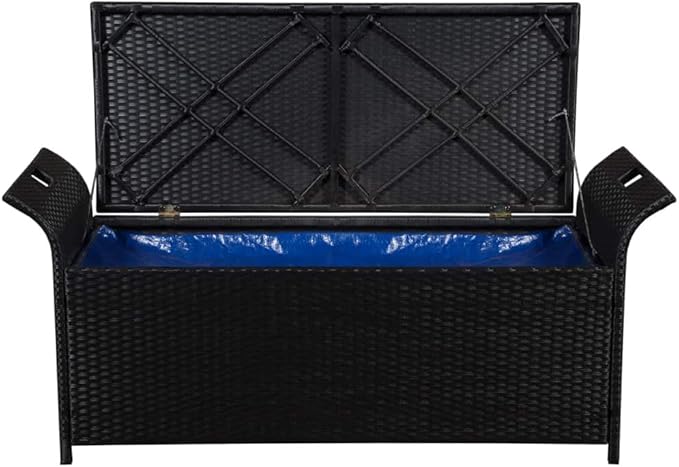 (Fast Delivery)Garden Bench Metal Frame Outdoor Seating Furniture - Photo 5