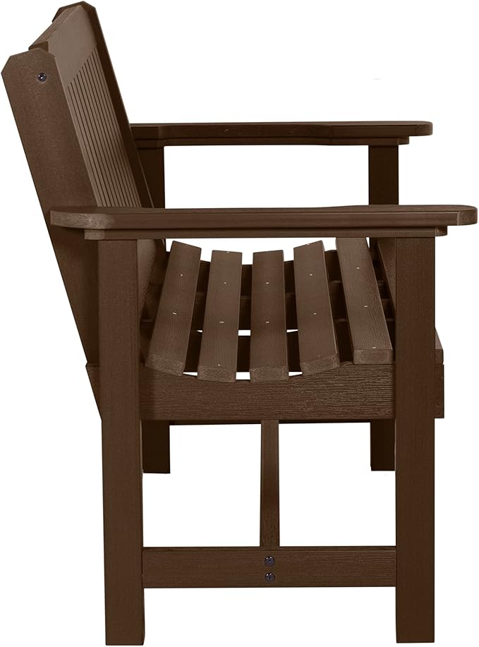 Sequoia Professional CM-BENSQ42-ACE Commercial Grade Exeter 4 Foot Garden Bench, Weathered Acorn